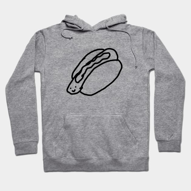 hot dog, hot dog, hot diggity dog Hoodie by the doodler